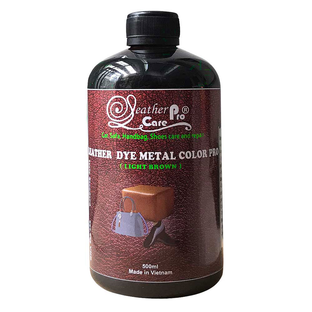 Thuốc nhuộm da bò, thuốc nhuộm giày da – Leather Dye Metal Color Pro (Light Brown – Ochre)