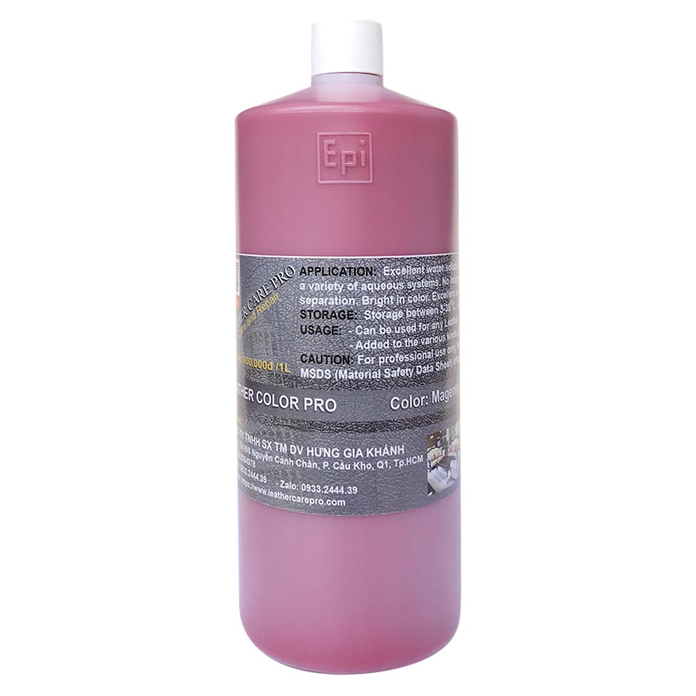 Màu sơn ghế da ô tô cao cấp – Leather Color Pro (Magenta) – hệ nước EPI