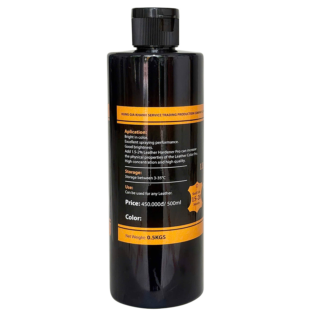 Màu sơn da thuộc-Leather Color Pro-Black-LCP027