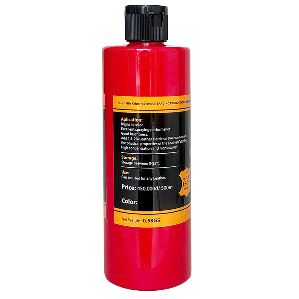 Màu sơn da thuộc-Leather Color Pro-Red-LCP029